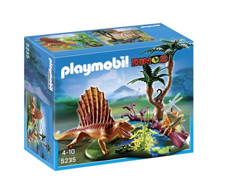 Plmb Playmobil 5235 Dimétrodon Avec Végétation